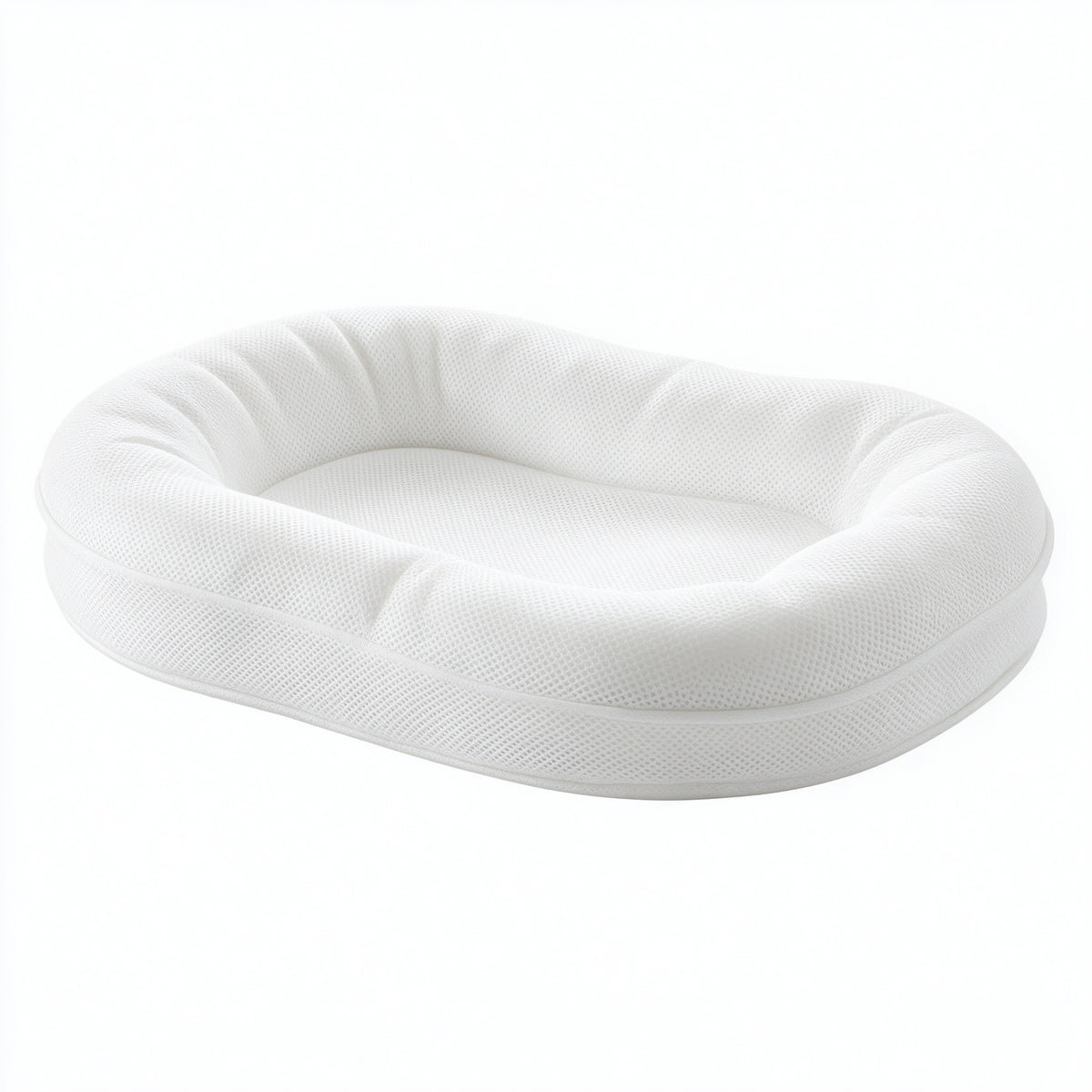 Breathable Mesh Baby Lounger Nest Portable Newborn Sleep Bed Anti-Pressure Floor Mat 75x45cm